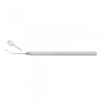 Shephard Capsule Polishing Curette Open Ring Semi-Sharp Edges on Top and Bottom Stainless Steel, 12.5 cm - 5" Diameter 1.75 mm